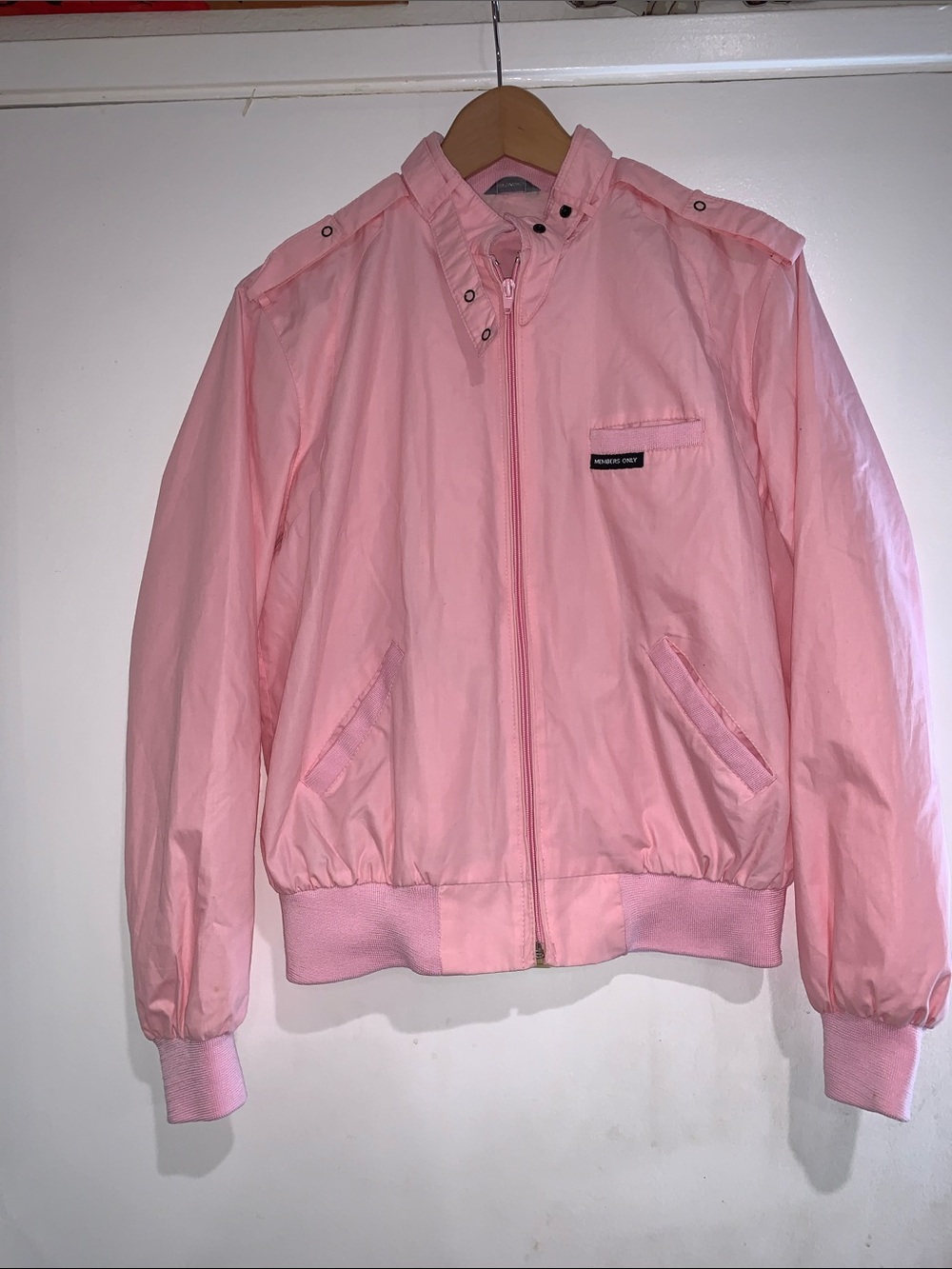 Members Only Pink Lightweight Jacket